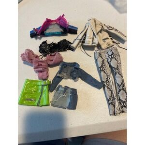 Rainbow High Shadow High Doll Clothes Lot Jackets Skirt Snakeskin Pants 8pc